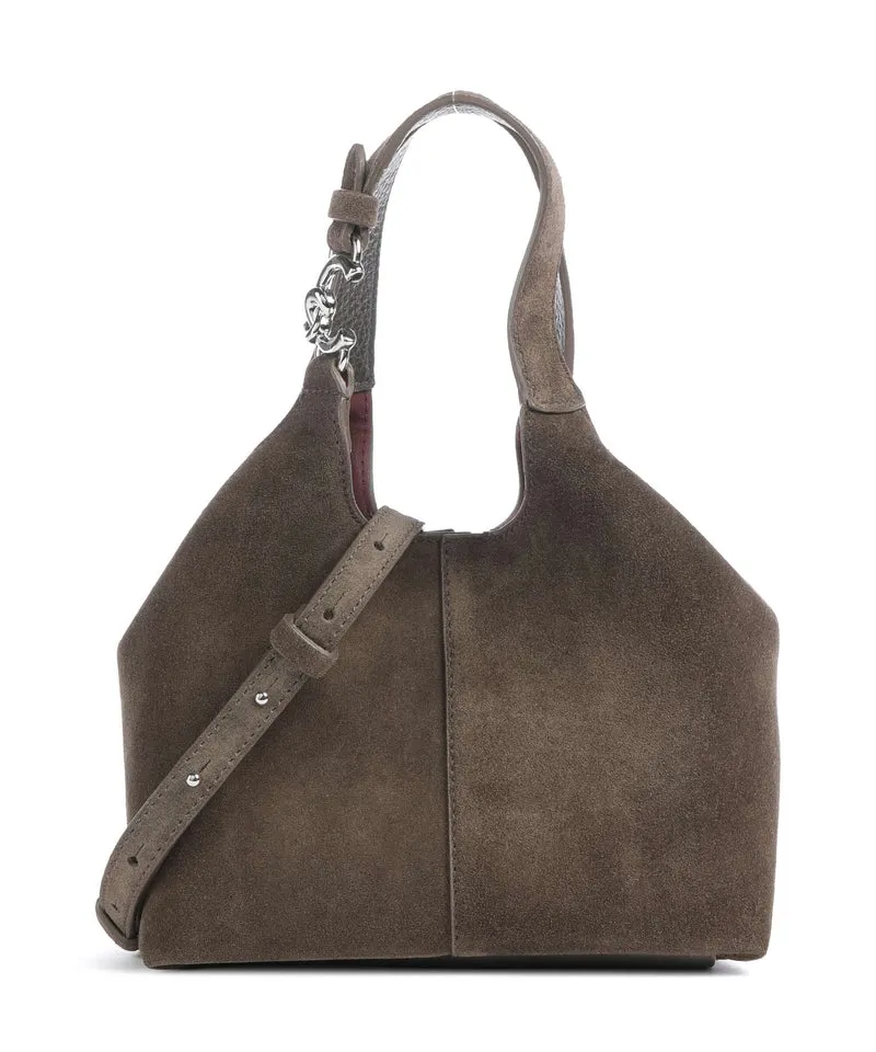 Coccinelle C-Easy Suede Handtasche fango
