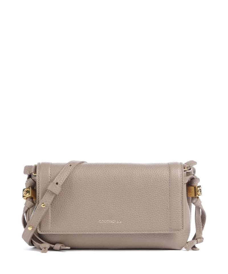 Coccinelle Thess Umhängetasche warm taupe