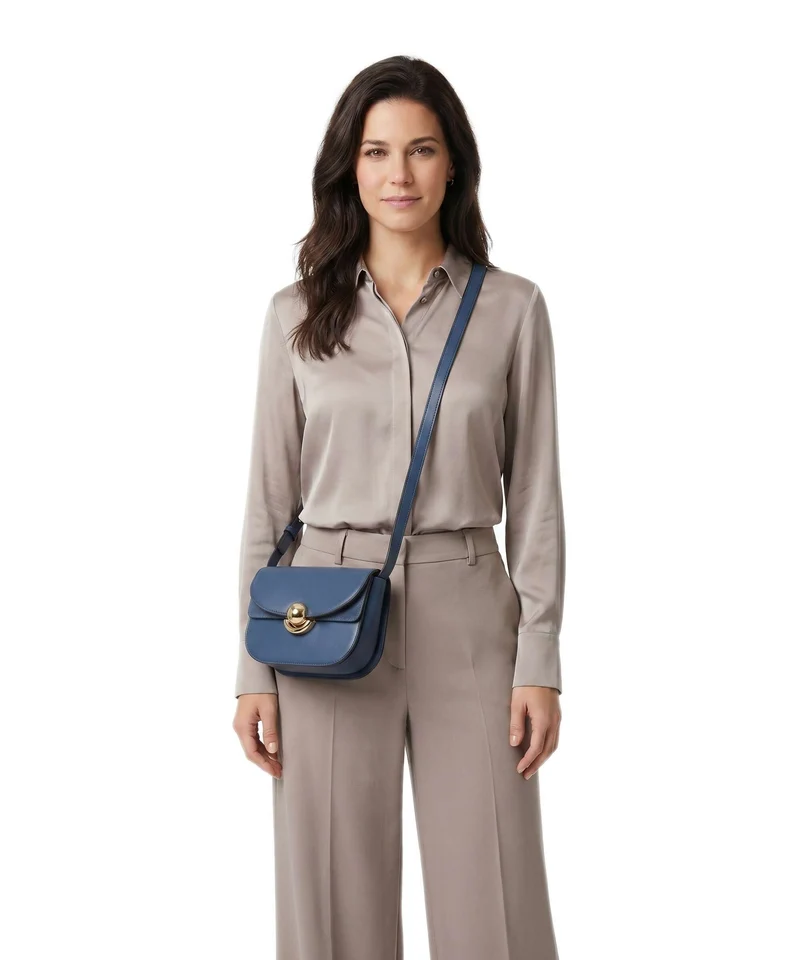 Furla Sfera Mini Umhängetasche indigo