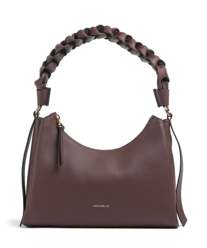 Coccinelle Boheme Grana Double Schultertasche berry/winter rose