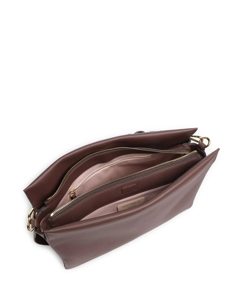Coccinelle Boheme Grana Double Beuteltasche berry/winter rose