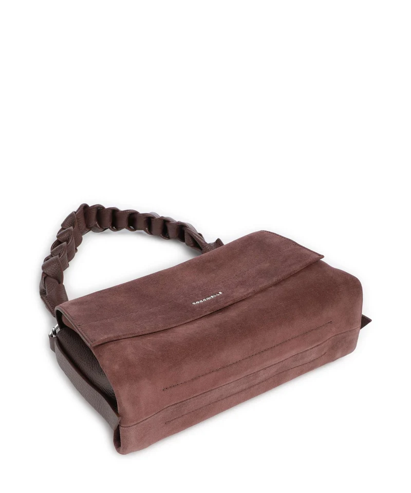 Coccinelle Boheme Suede Schultertasche berry
