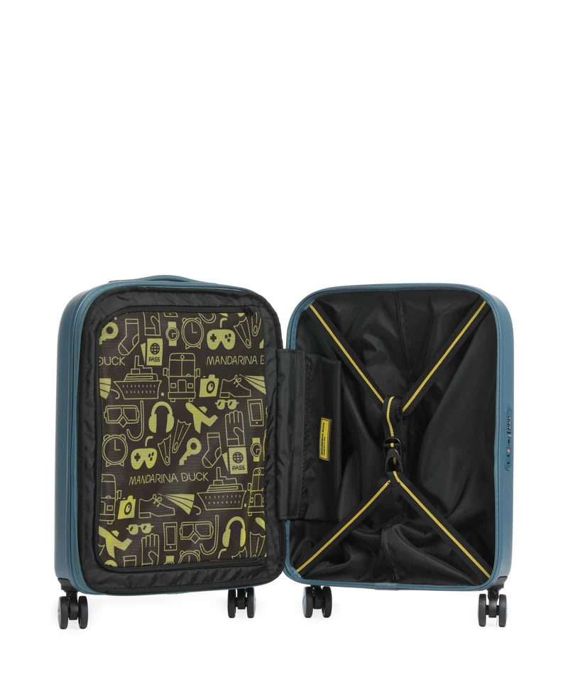 Mandarina Duck Logoduck+ 4-Rollen Trolley tailor blue