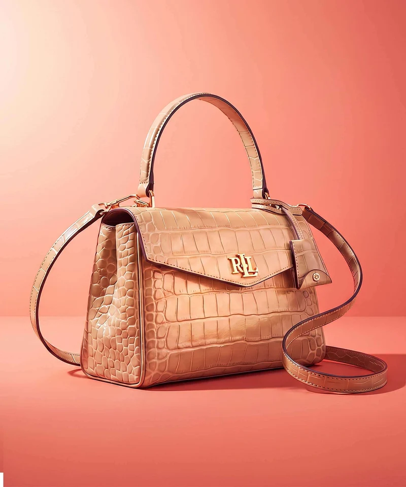 Lauren Ralph Lauren Farrah Small Handtasche tan
