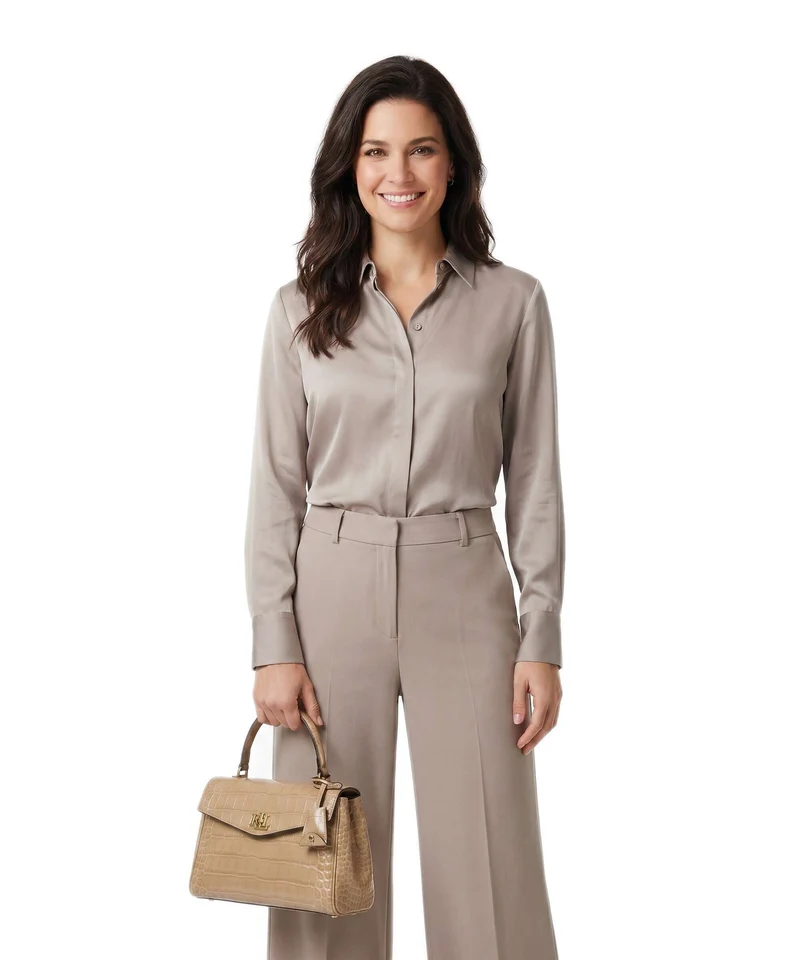 Lauren Ralph Lauren Farrah Small Handtasche tan