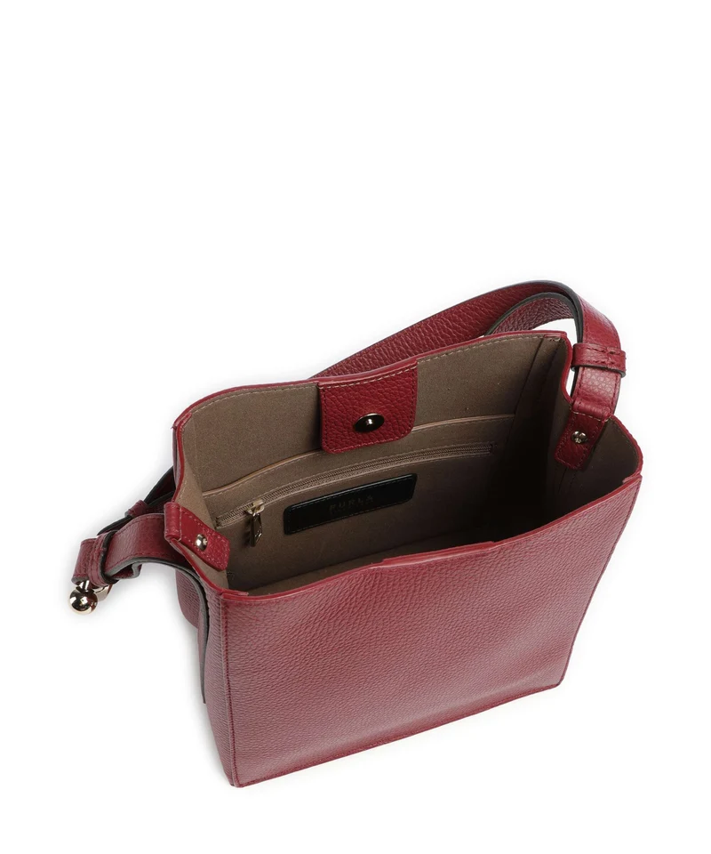 Furla Nuvola Mini Beuteltasche rubino