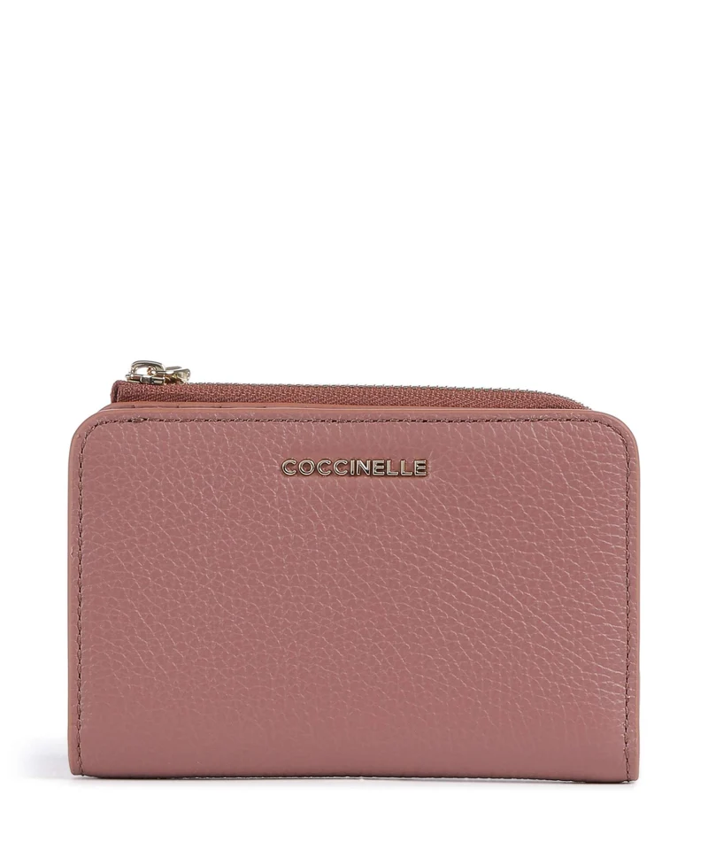 Coccinelle Metallic Soft Geldbörse winter rose