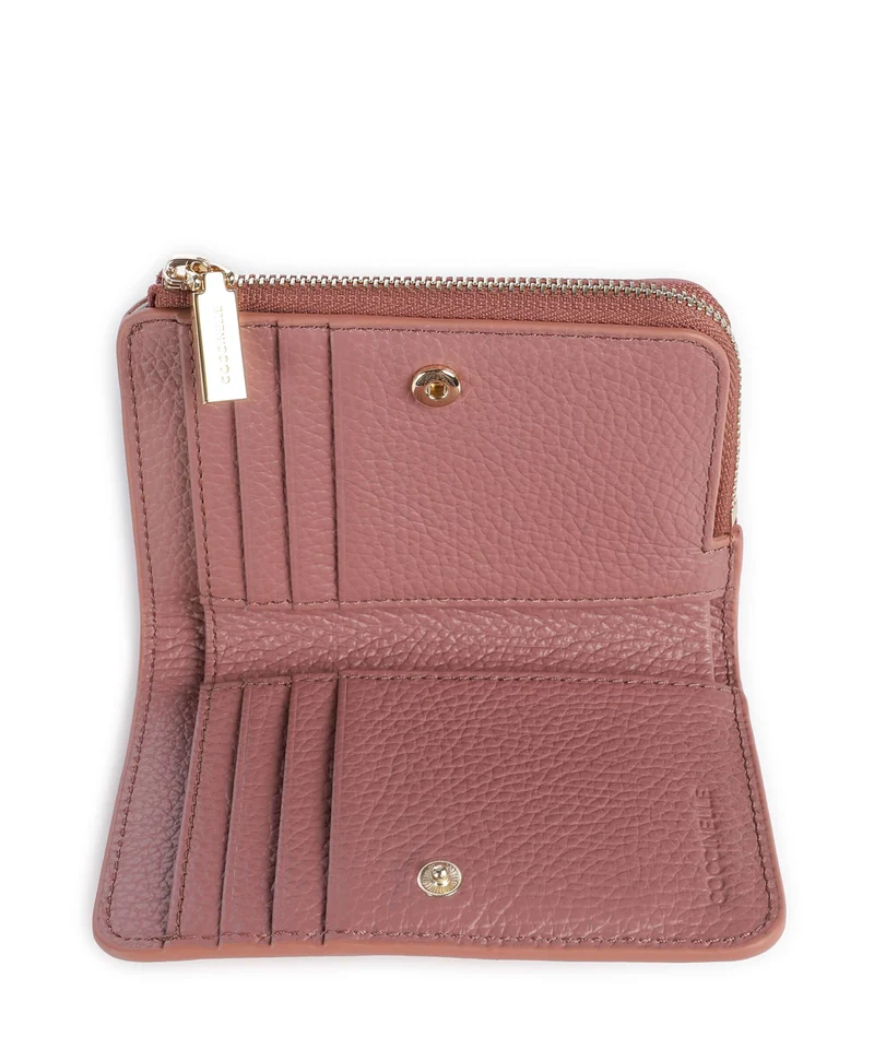Coccinelle Metallic Soft Geldbörse winter rose
