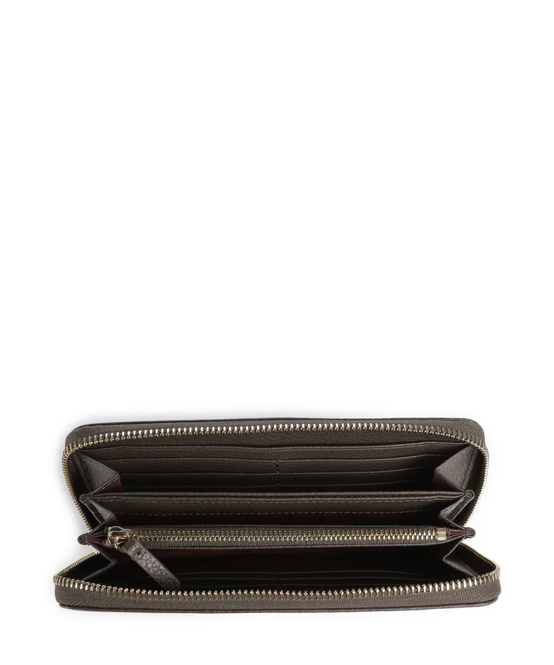 Coccinelle Metallic Soft Geldbörse fango