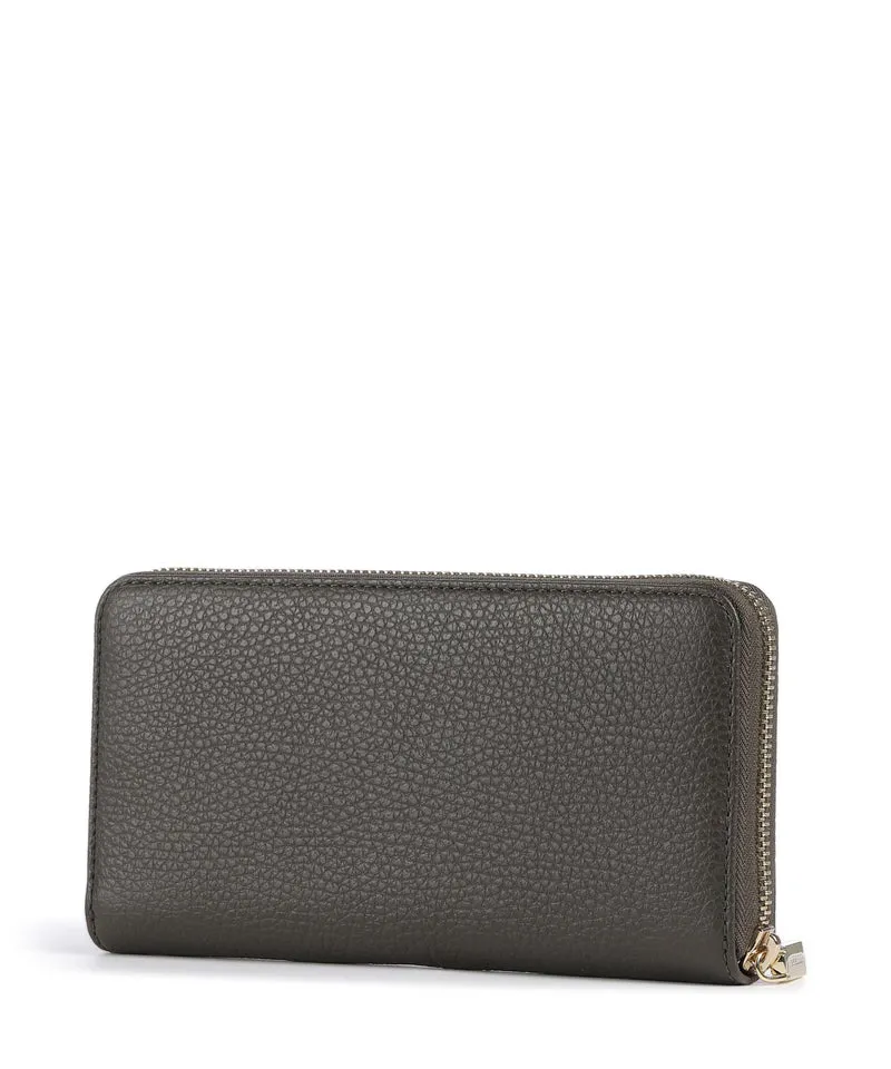 Coccinelle Metallic Soft Geldbörse fango