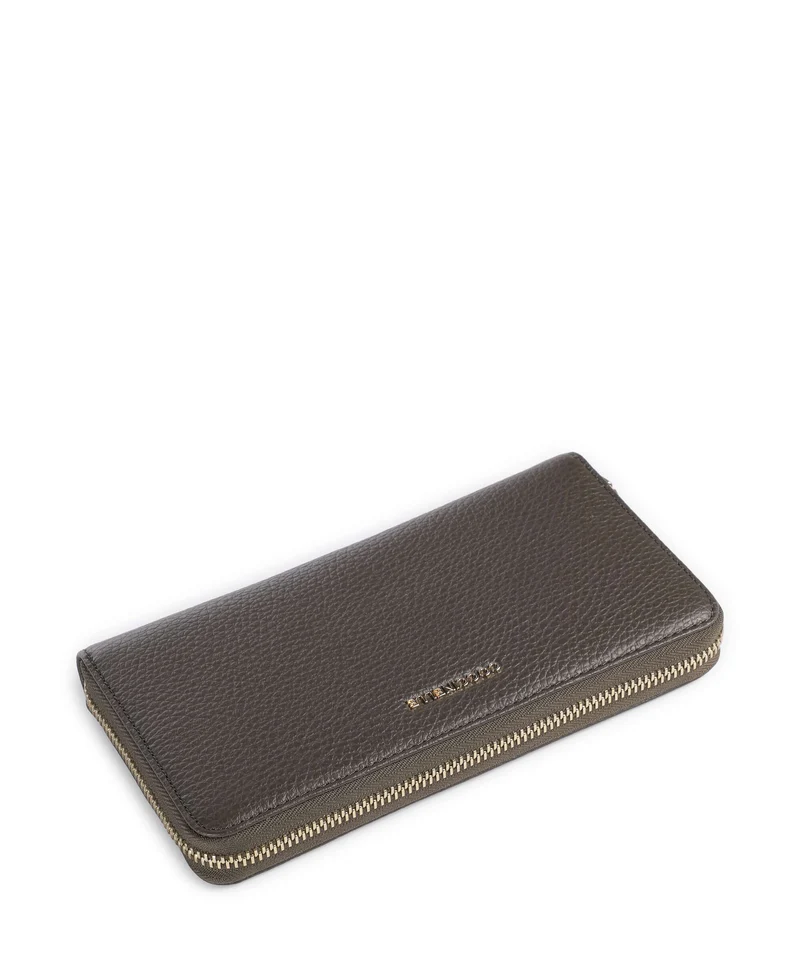 Coccinelle Metallic Soft Geldbörse fango