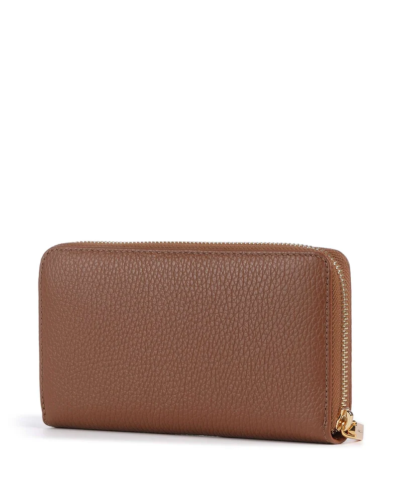 Coccinelle Metallic Geldbörse cognac