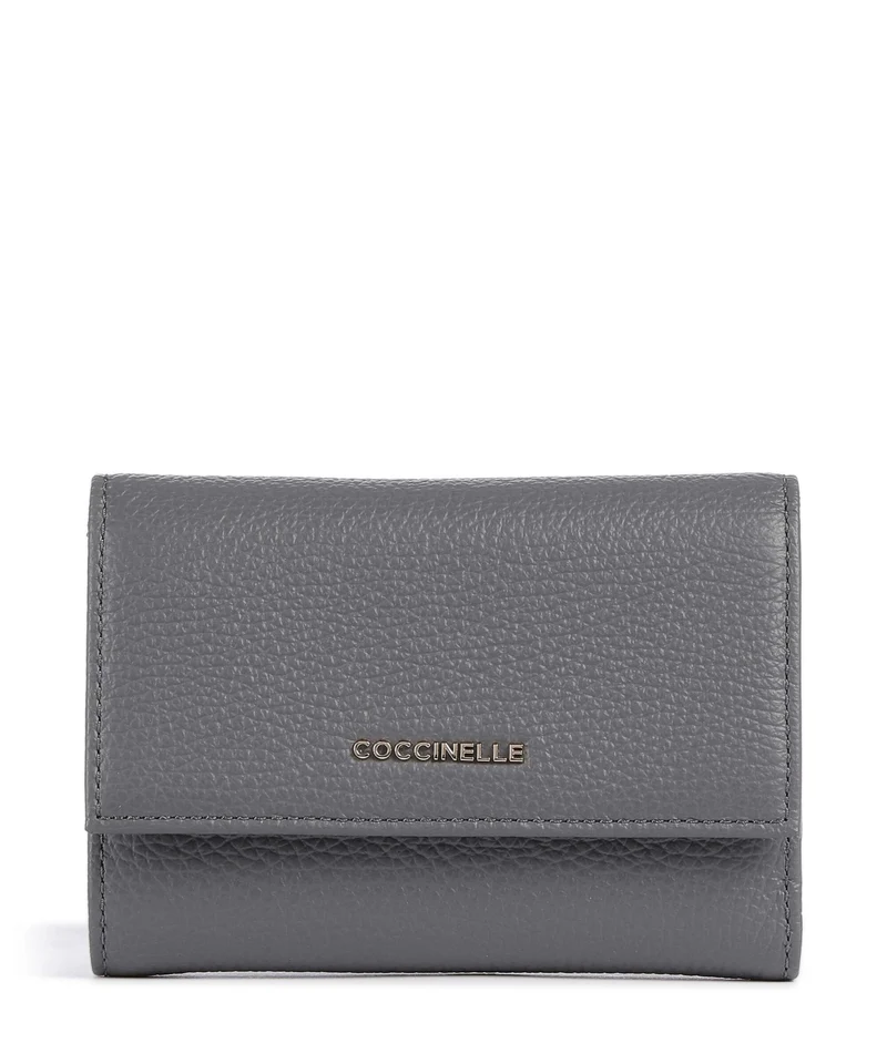 Coccinelle Metallic Soft Geldbörse stove
