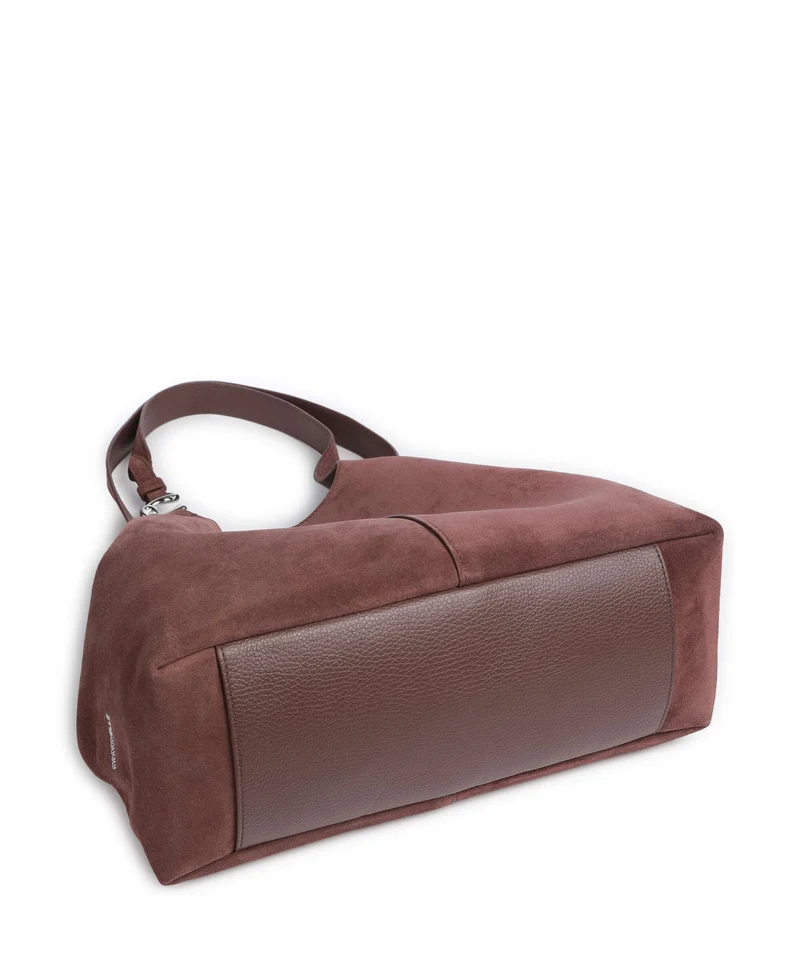Coccinelle C-Easy Suede Beuteltasche berry