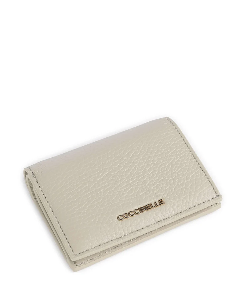 Coccinelle Metallic Soft Geldbörse eucalipto