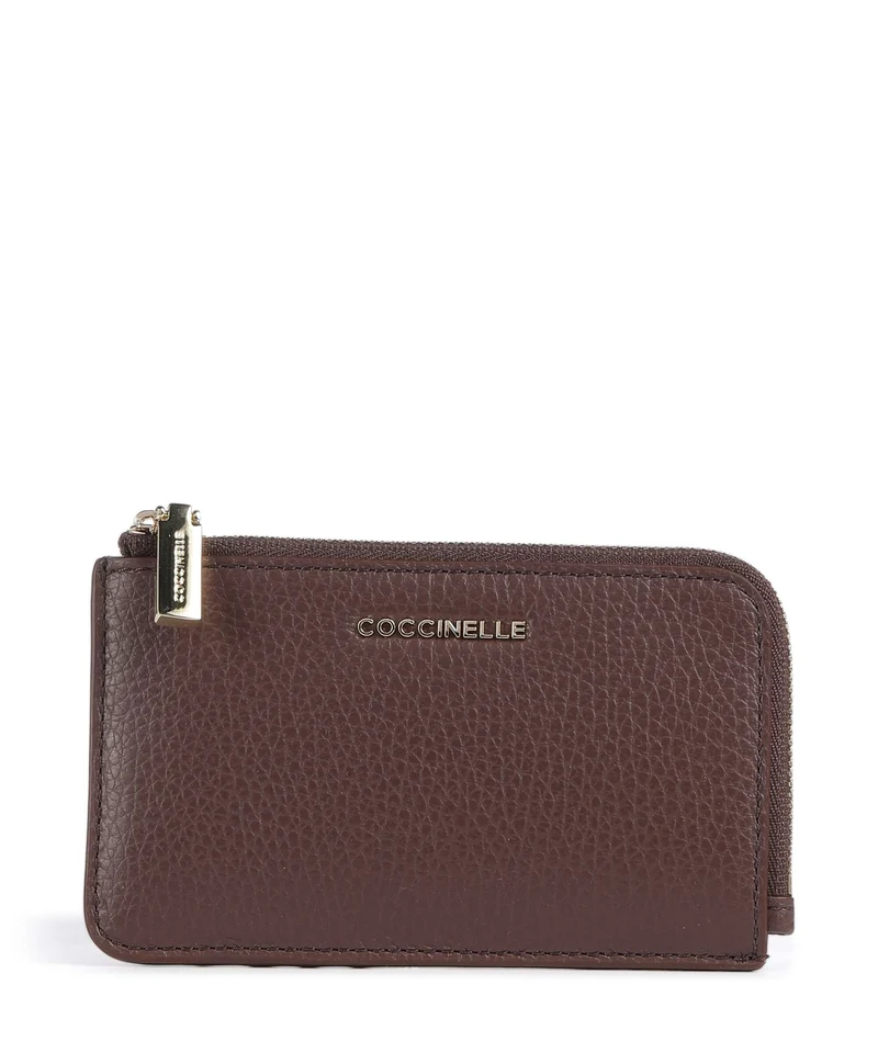 Coccinelle Metallic Soft Kreditkartenetui berry