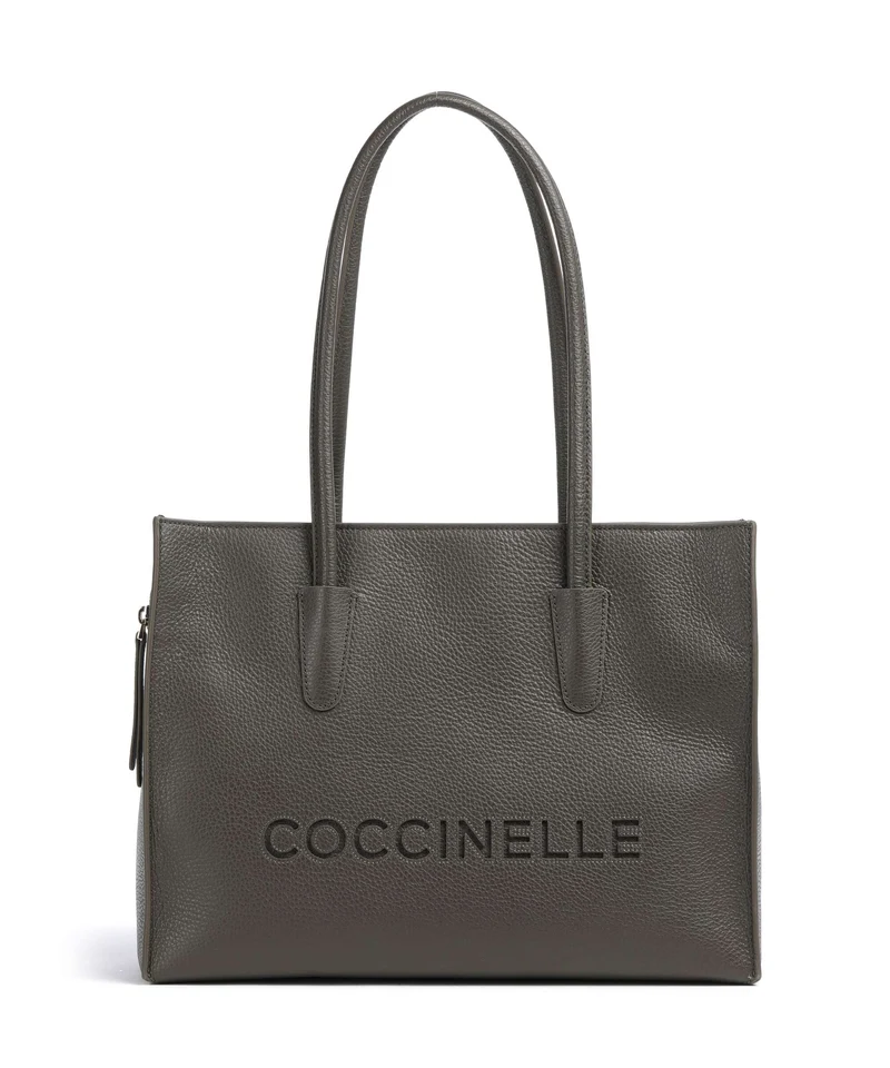 Coccinelle Myrtha Shopper fango