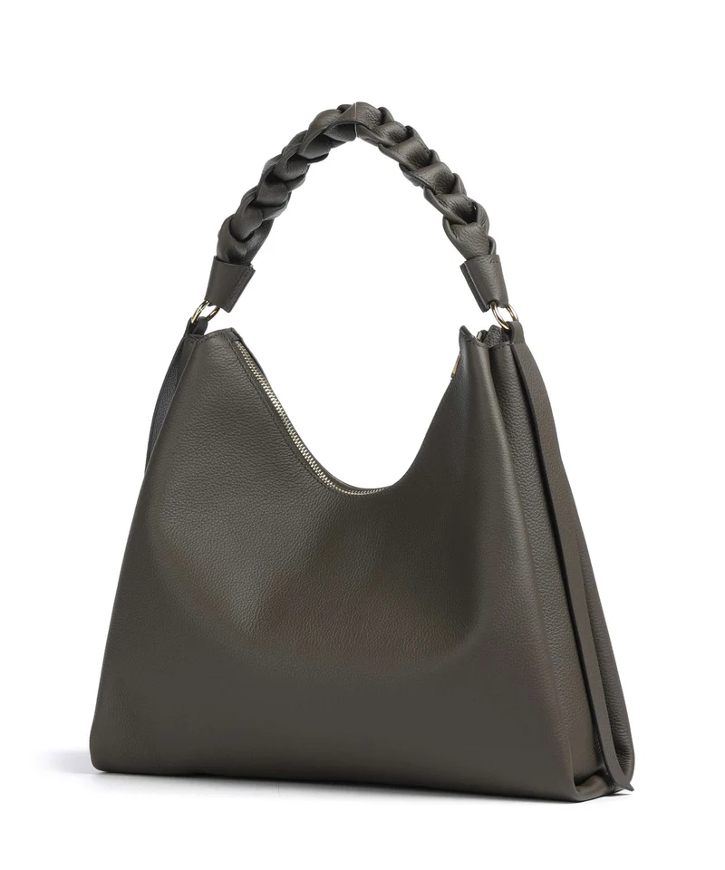 Coccinelle Boheme Grana Double Beuteltasche fango/honey
