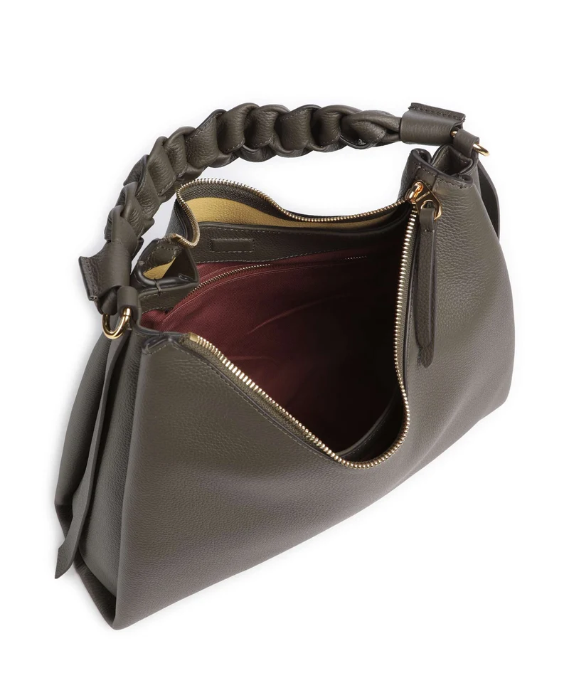 Coccinelle Boheme Grana Double Beuteltasche fango/honey