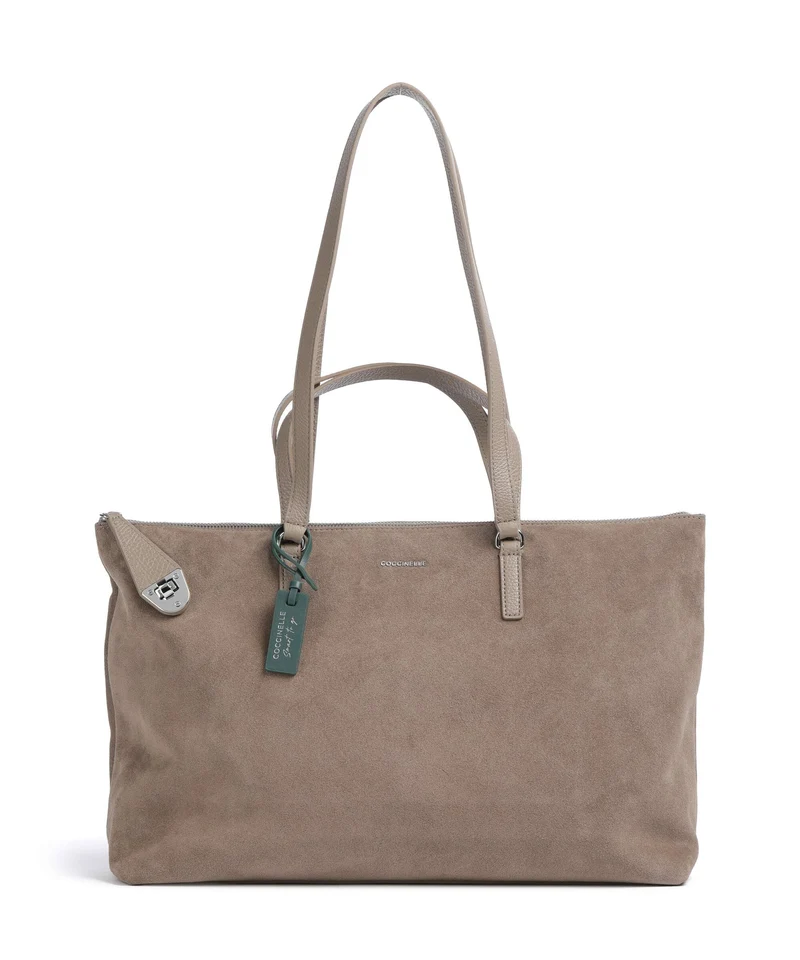 Coccinelle Beat Generation Suede Shopper warm taupe