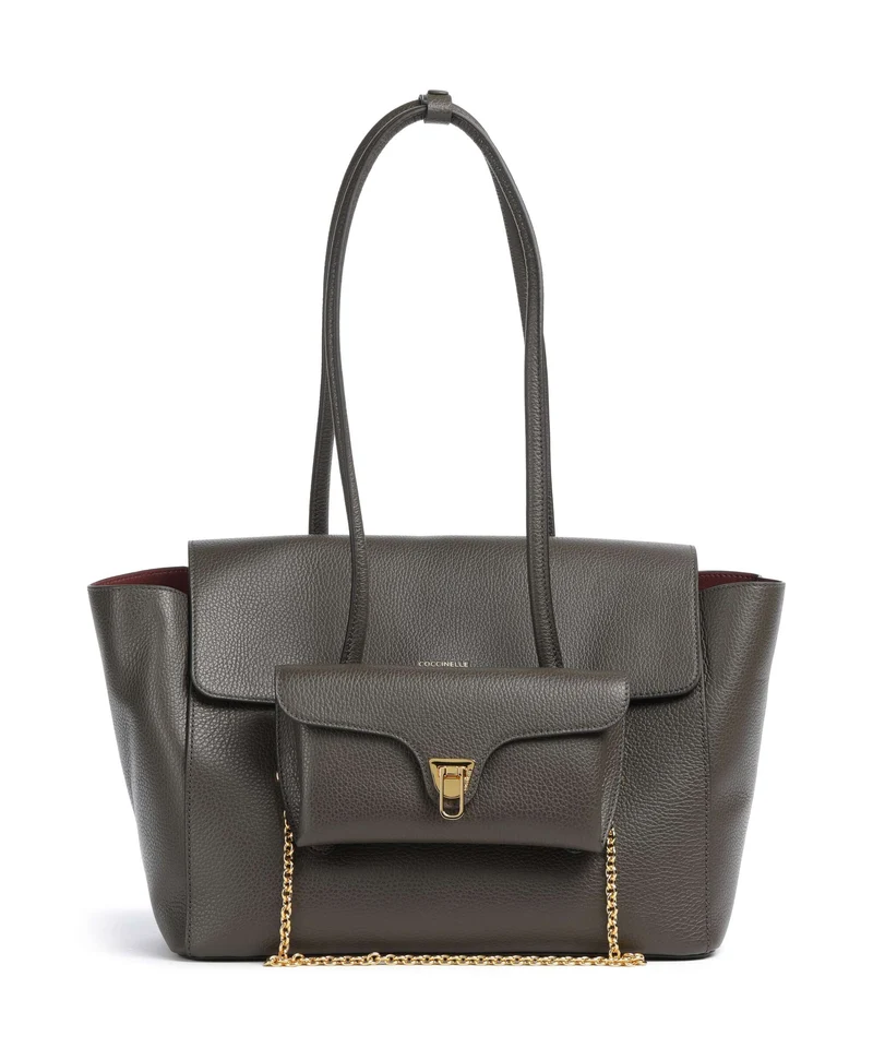 Coccinelle Beat Shopper fango