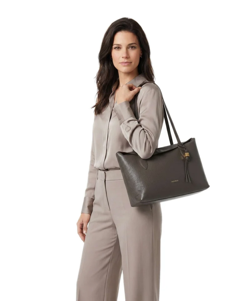 Coccinelle Thess Shopper fango