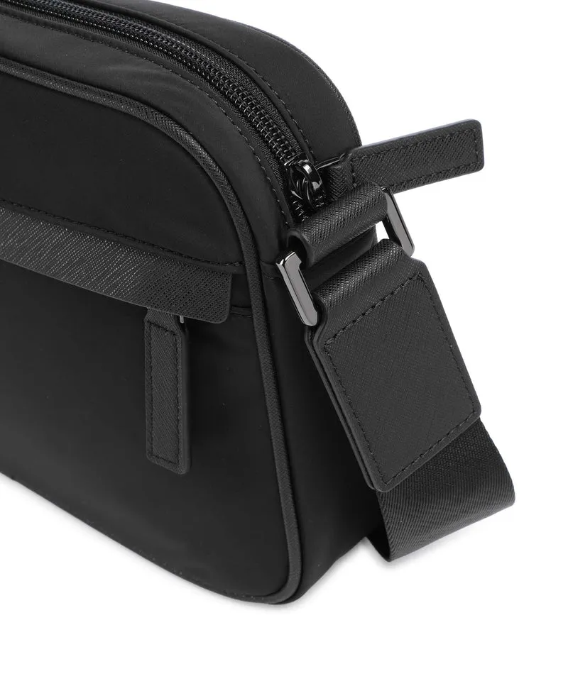 Emporio Armani Nylon Recycled Umhängetasche black beauty