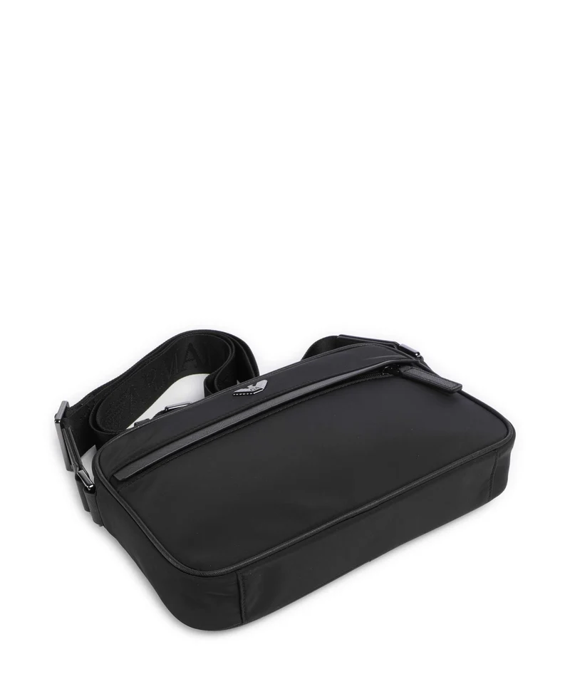 Emporio Armani Nylon Recycled Umhängetasche black beauty