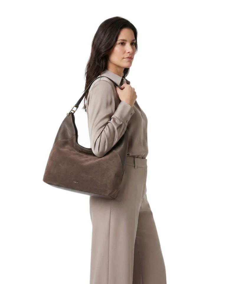 Furla Lara L Beuteltasche toni mogano