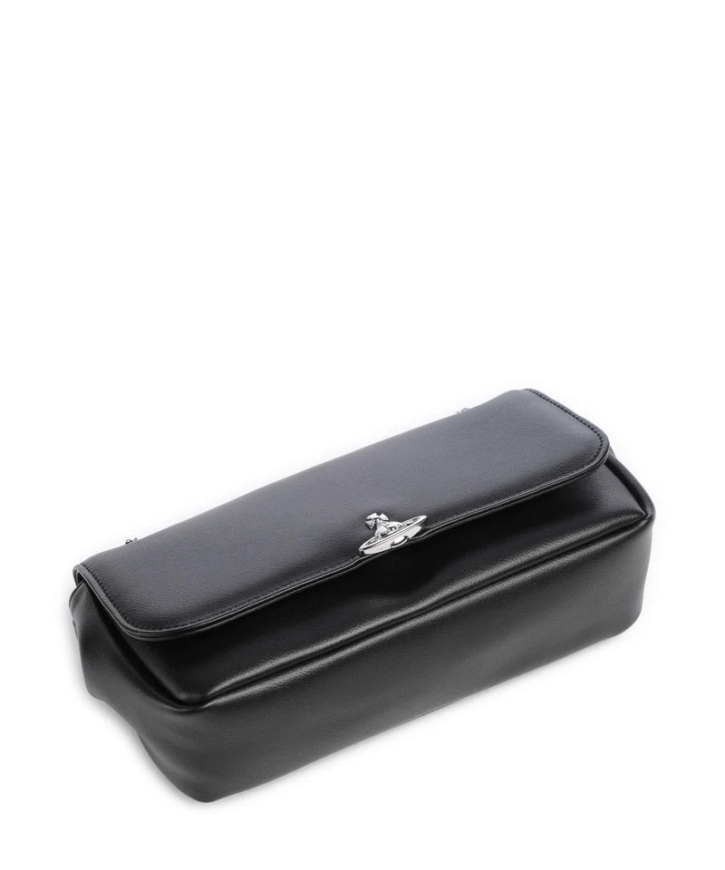 Vivienne Westwood Chain Smooth Schultertasche black