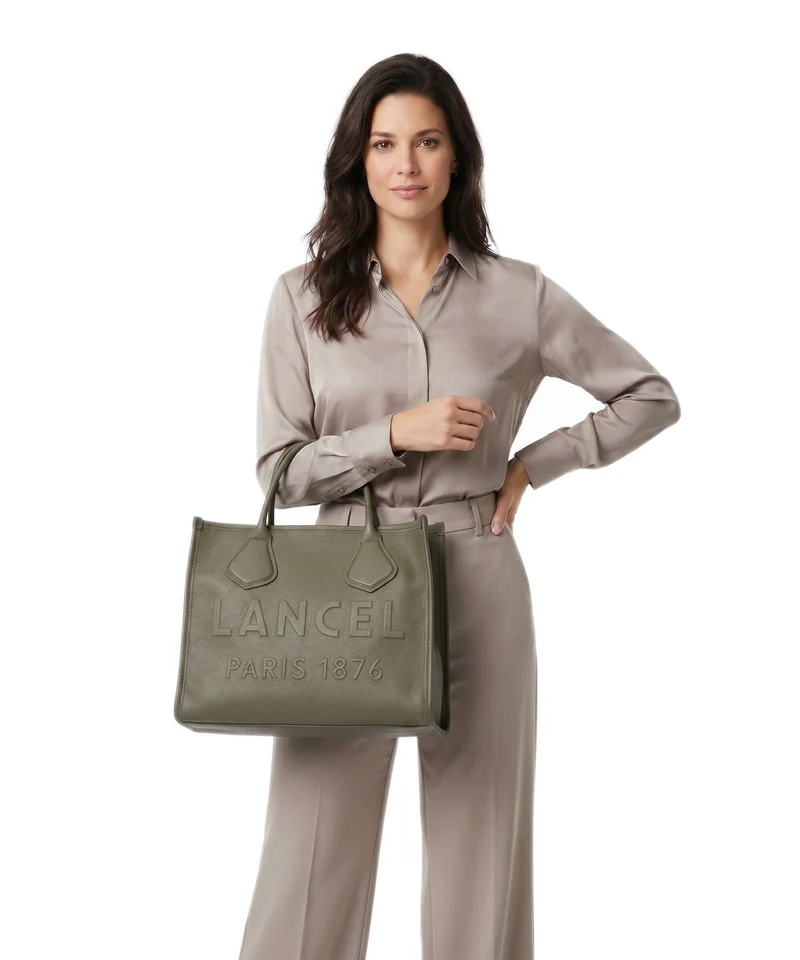 Lancel Jour M Handtasche dark khaki