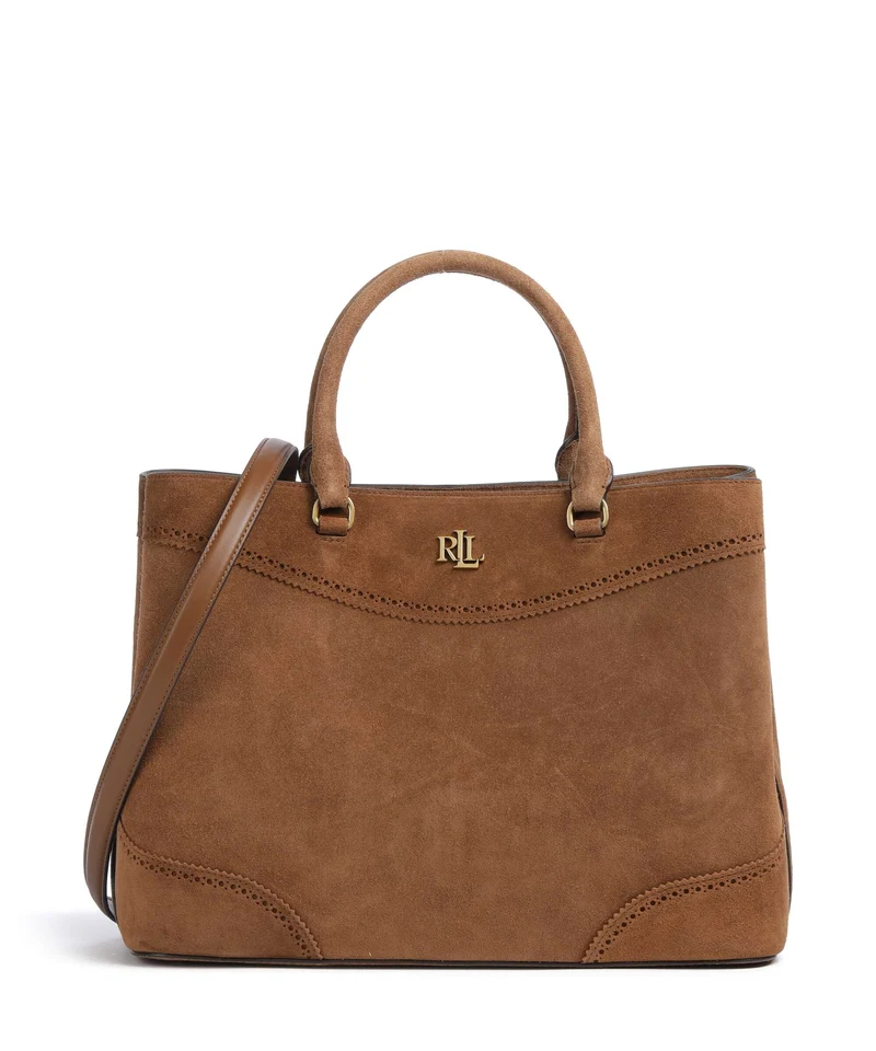 Lauren Ralph Lauren Marcy 36 Handtasche light tobacco