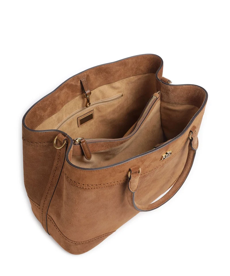 Lauren Ralph Lauren Marcy 36 Handtasche light tobacco