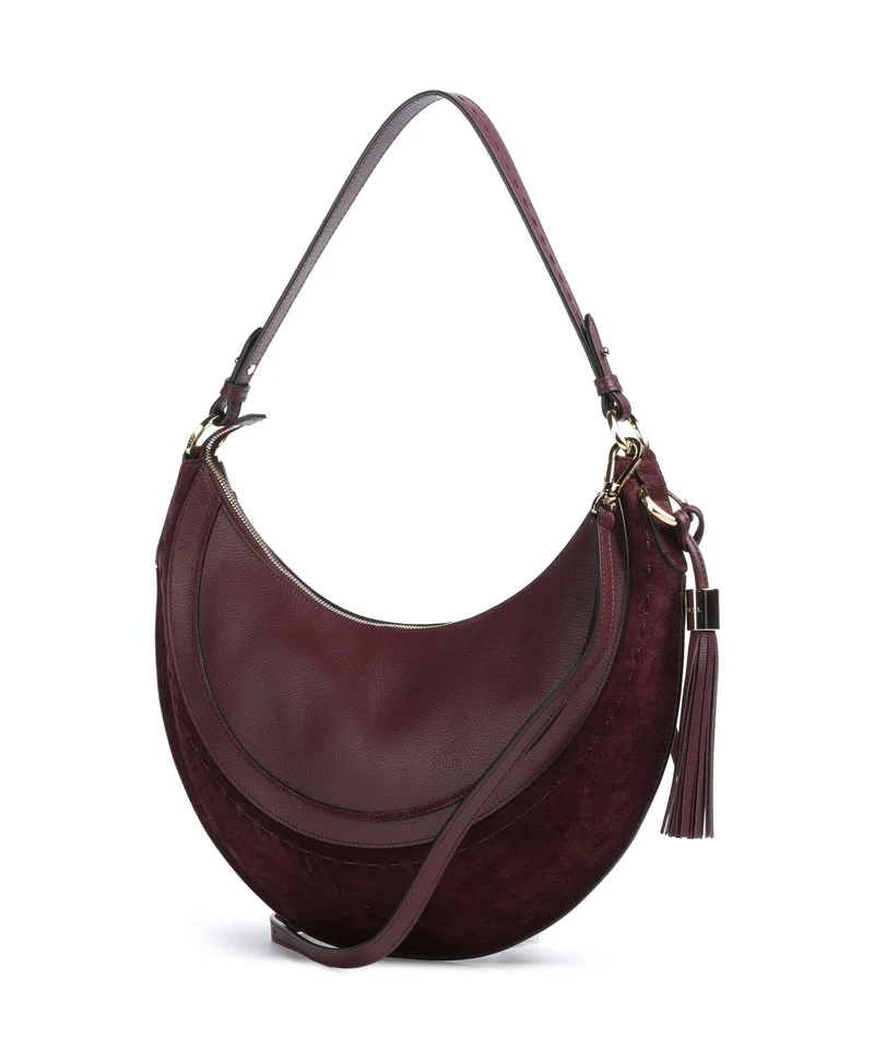 Lancel Hobohème M Beuteltasche cassis