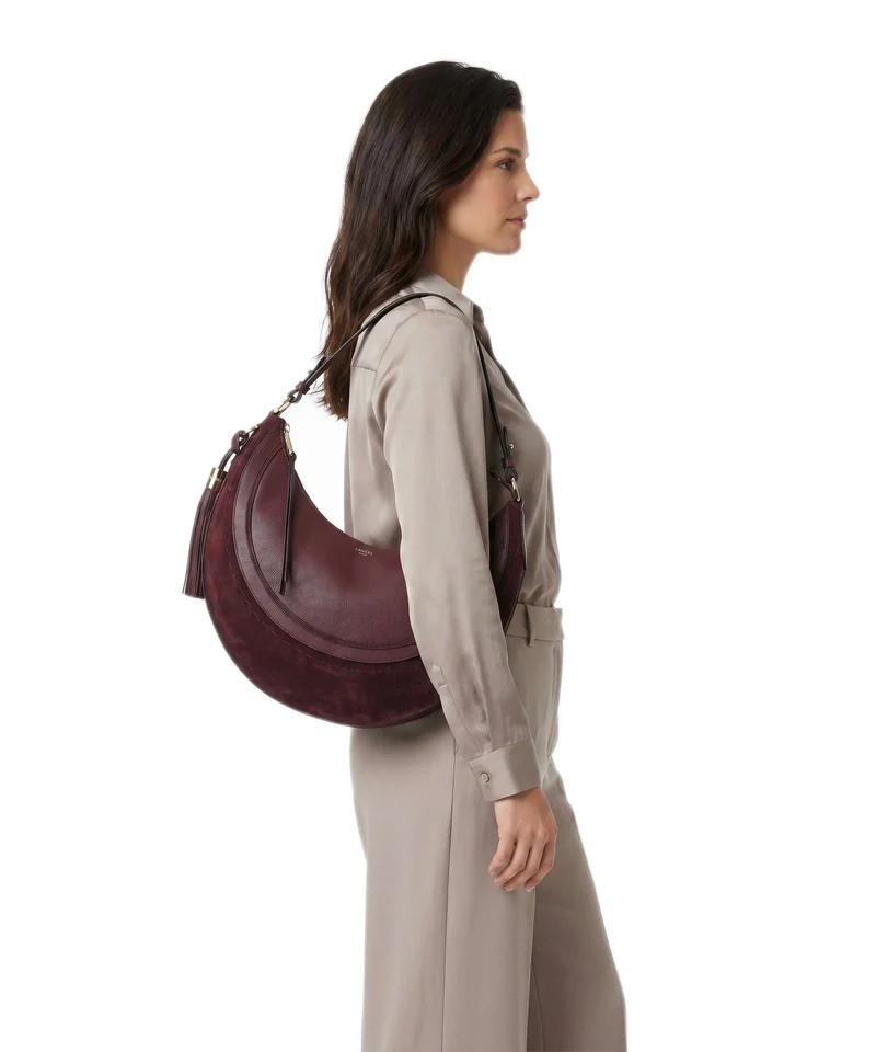 Lancel Hobohème M Beuteltasche cassis