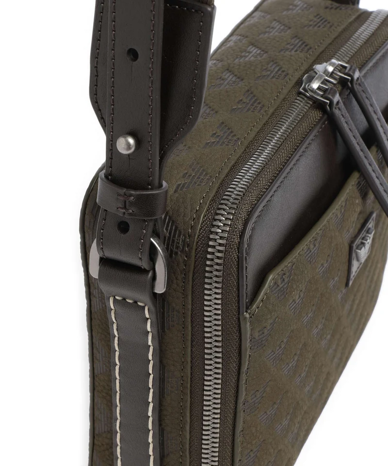 Emporio Armani Special Minorca Umhängetasche dark olive