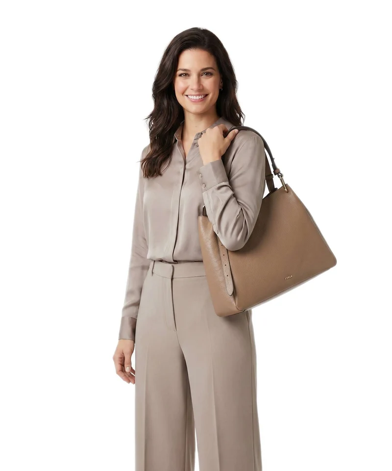 Furla Nuvola L Beuteltasche toffee