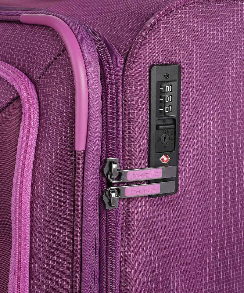 Travelite Corsiica 4-Rollen Trolley pink