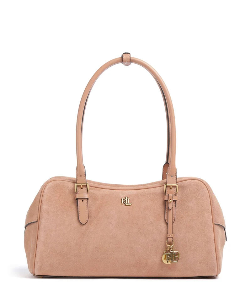 Lauren Ralph Lauren Marcy Large Schultertasche pink sienna