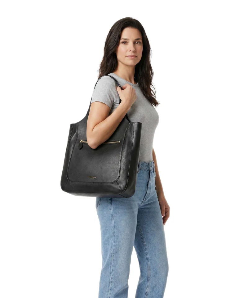 The Bridge Luce Soft Beuteltasche nero