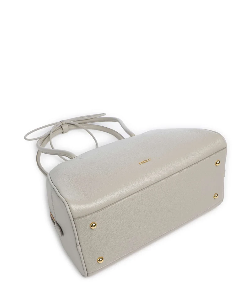 Furla Poppy M Schultertasche stone gray