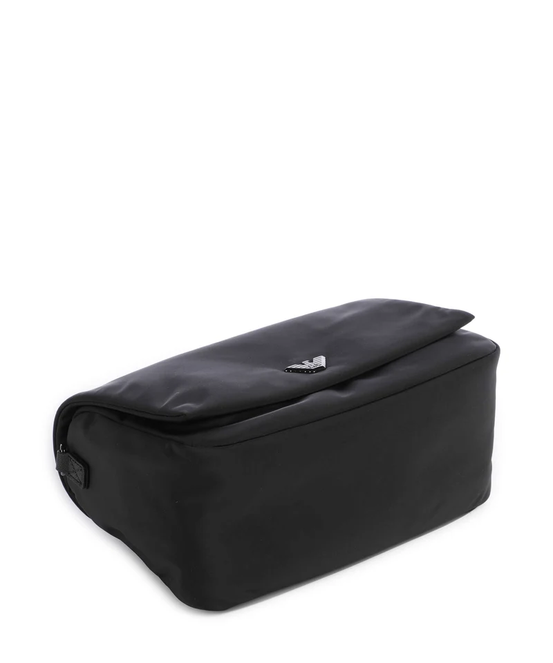 Emporio Armani Nylon Recycled Umhängetasche black beauty