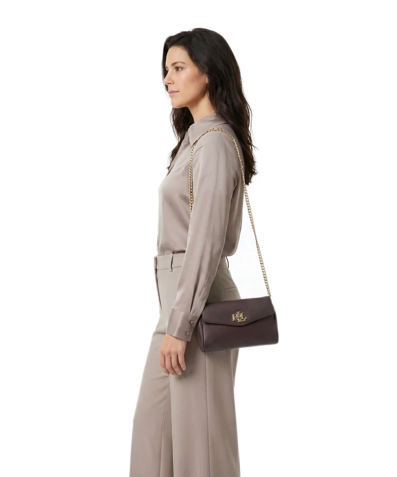 Lauren Ralph Lauren Tanner Large Umhängetasche chestnut brown
