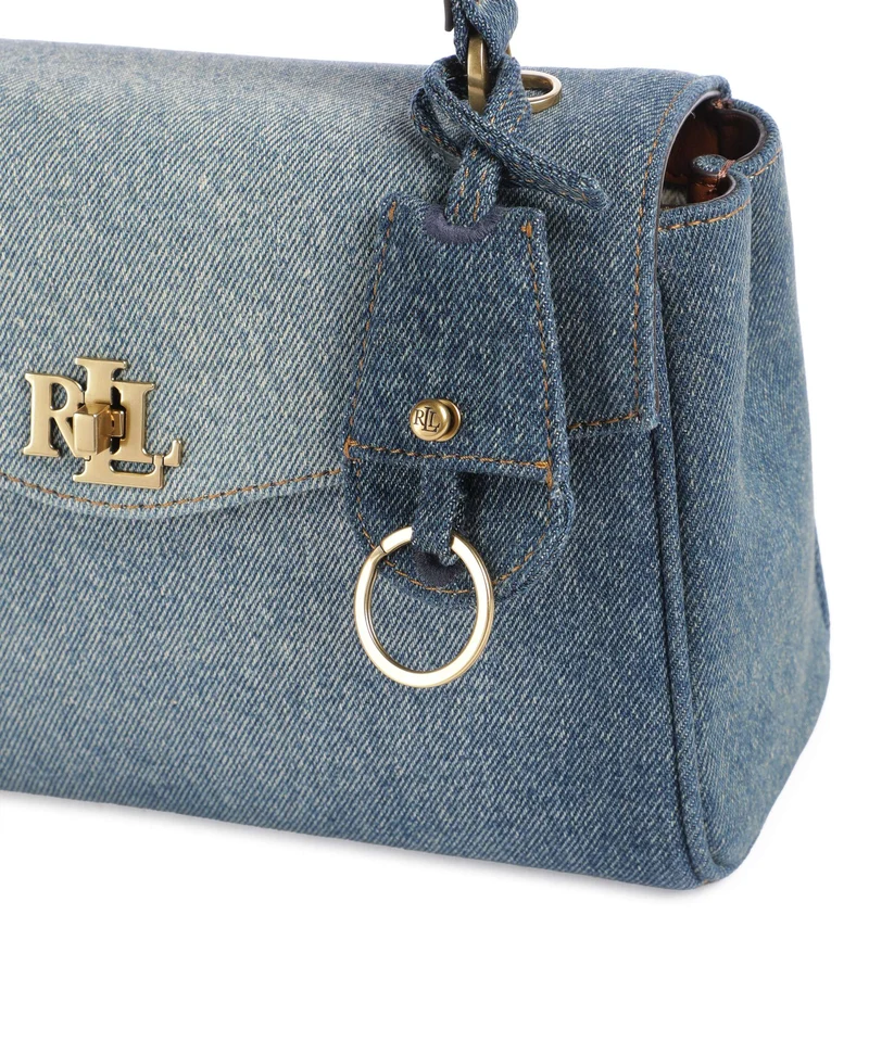 Lauren Ralph Lauren Farrah Small Handtasche oxford blue/lauren tan