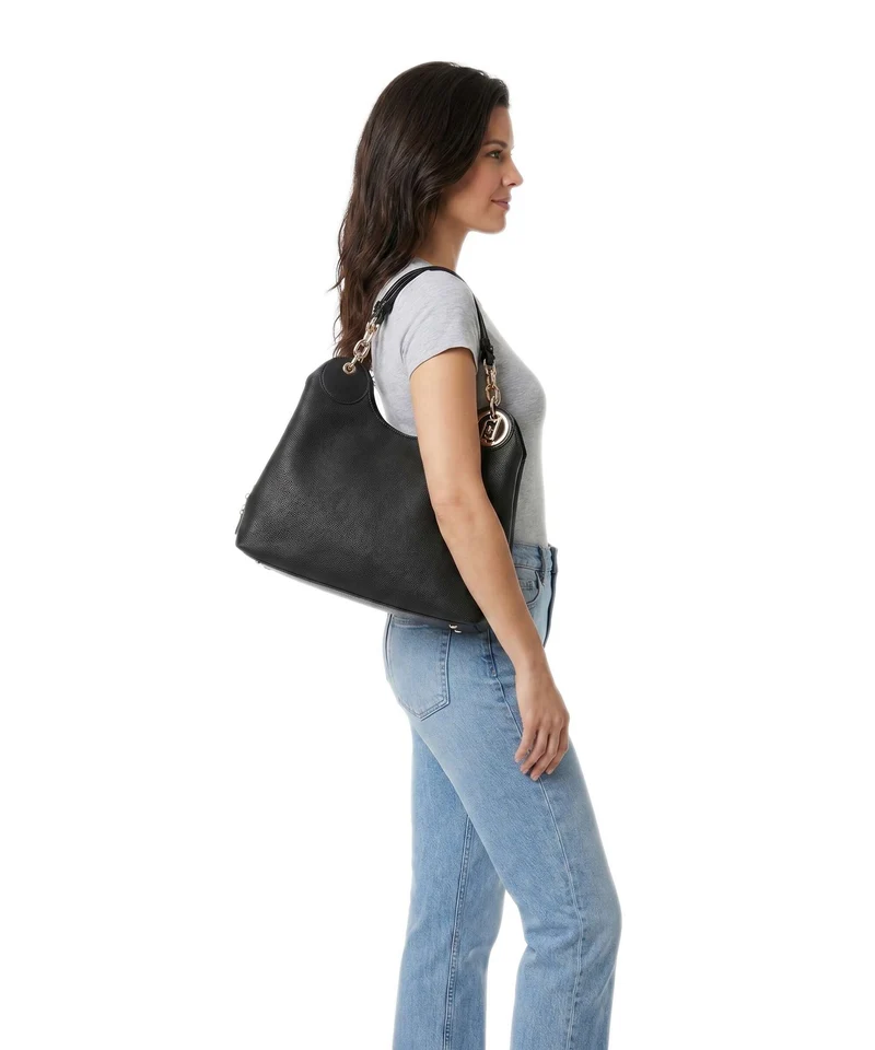 Liu Jo Faiza M Shopper nero/brass gold