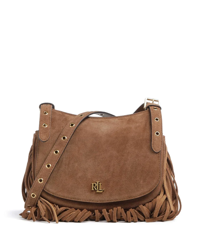 Lauren Ralph Lauren Marcy Medium Umhängetasche light tobacco
