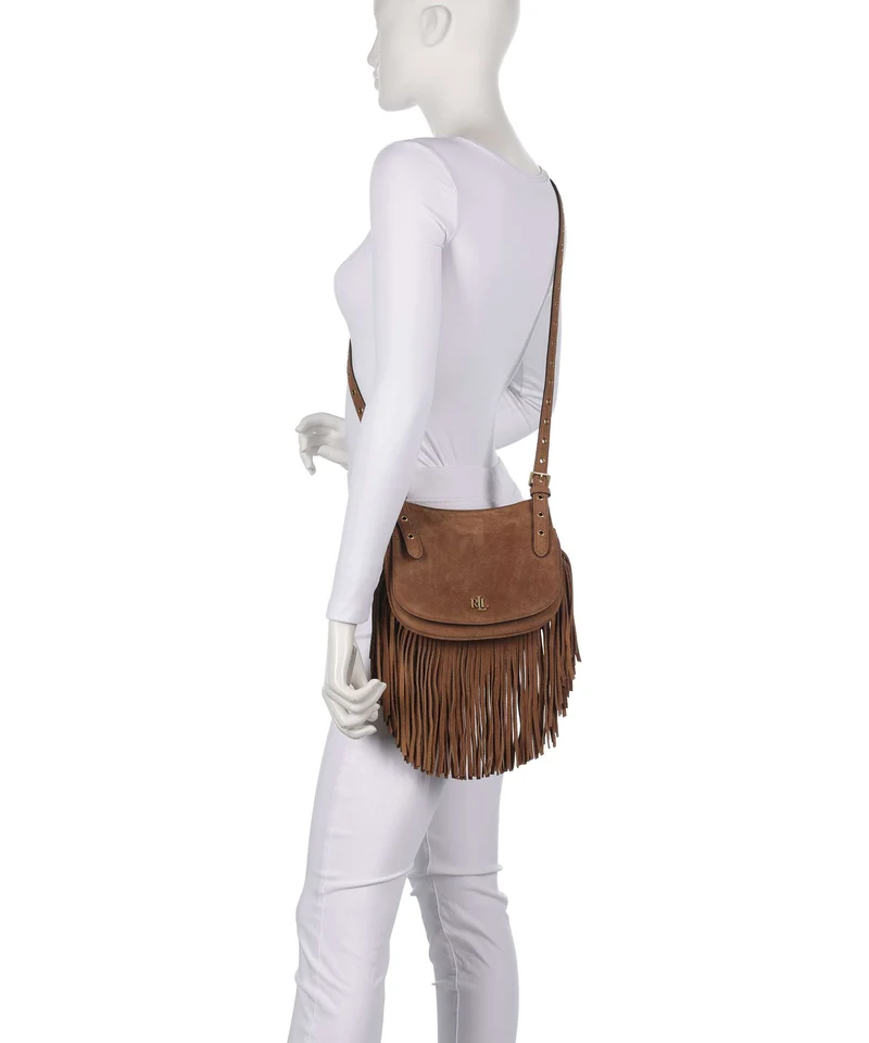 Lauren Ralph Lauren Marcy Medium Umhängetasche light tobacco