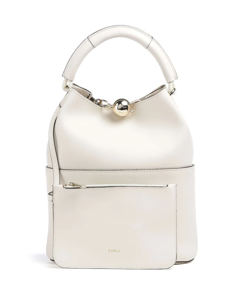 Furla Sfera S Bucket Handtasche panna/avena