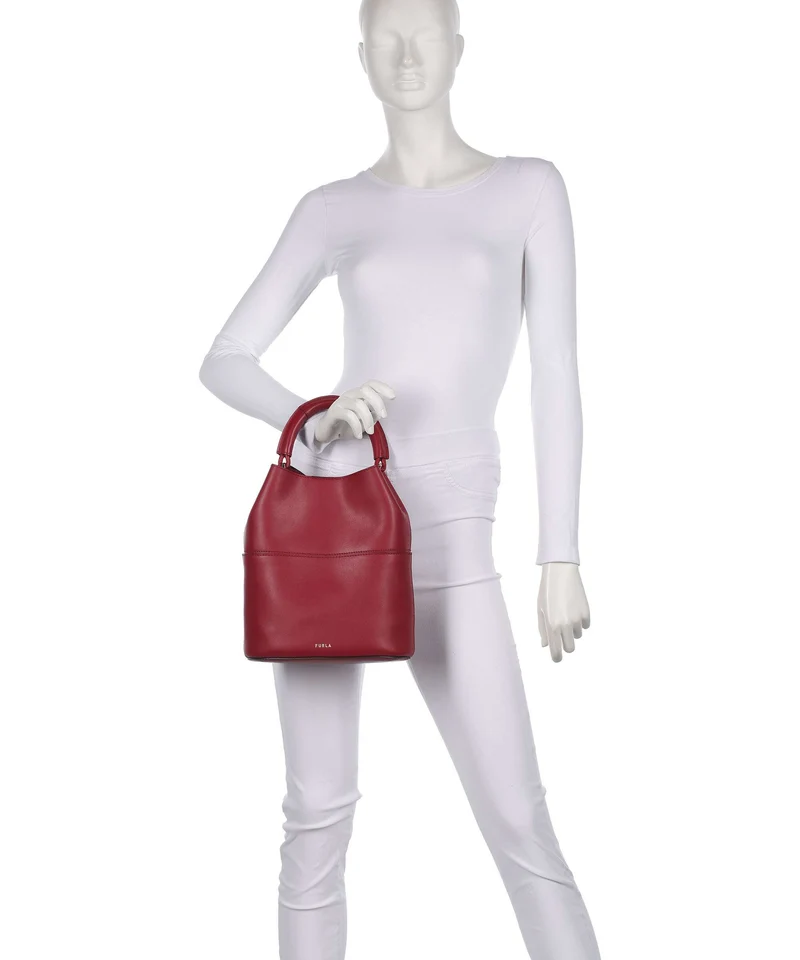Furla Sfera S Bucket Handtasche lacca/vaniglia
