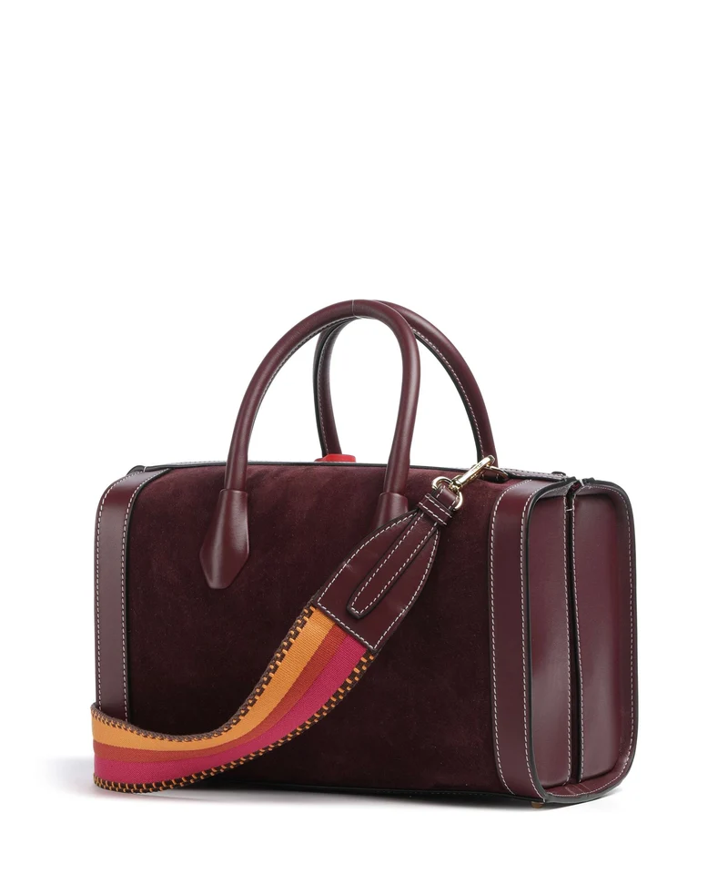 Lancel BCBG Bowling M Handtasche cassis